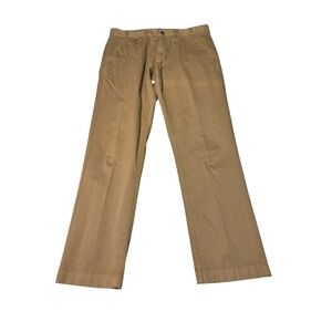 Barbour Utility Chino Pants Mens 32x31 Regular Fit Cotton Tan Brown MTR0465SN32